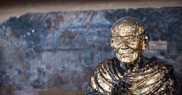 Buddhist Statue in Bangkok city, Thailand