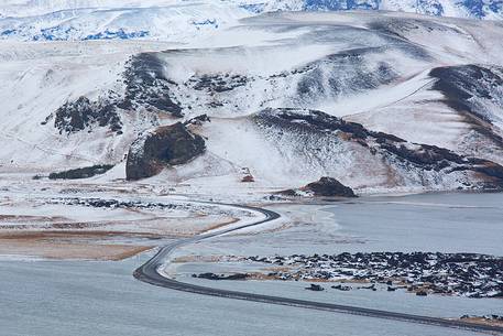 The Iceland offers itself to our sight with its icy landscapes The Iceland offers itself to our sight with its icy landscapes