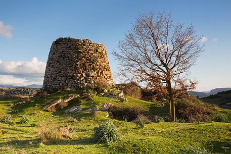 Typical Sardinian Nuraghe taken at sunset in the Barbagia of Seulo Typical Sardinian Nuraghe taken at sunset in the Barbagia of Seulo