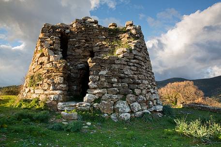 Typical Sardinian Nuraghe taken at sunset in the Barbagia of Seulo Typical Sardinian Nuraghe taken at sunset in the Barbagia of Seulo
