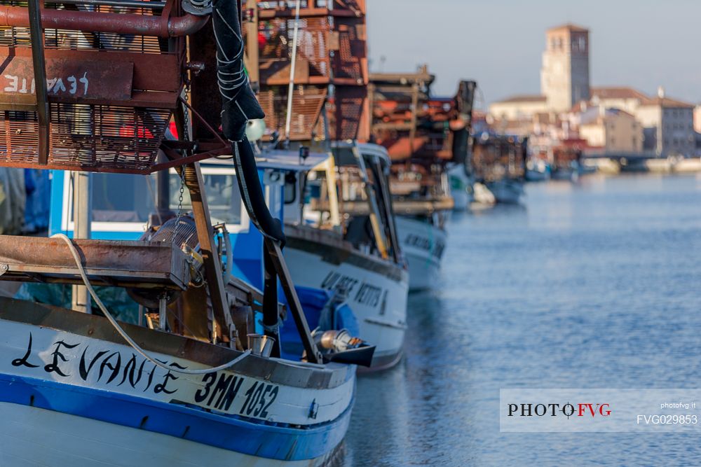 Harbour of Marano Lagunare, Friuli Venezia Giulia, Italy