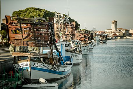 Harbour of Marano Lagunare, Friuli Venezia Giulia, Italy Harbour of Marano Lagunare, Friuli Venezia Giulia, Italy