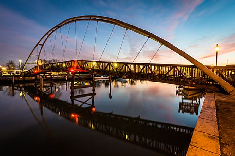 Marano Lagunare at twilight, Friuli Venezia Giulia, Italy