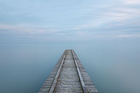 Pier to infinity, Lido di Jesolo, Venice, Italy.