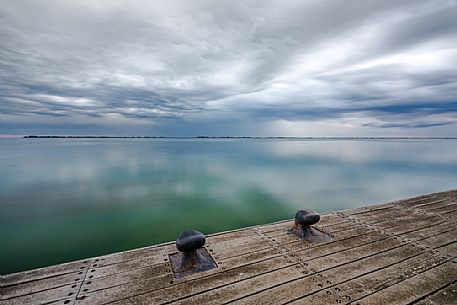 Estuary of the river Aussa Corno, San Giorgio di Nogaro, Marano Lagoon, Friuli Venezia Giulia, Italy. 

