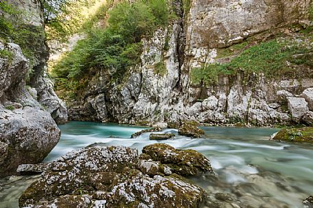 Forra del Cellina natural reserve, dolomites friulane, Friuli Venezia Giulia, Italy.