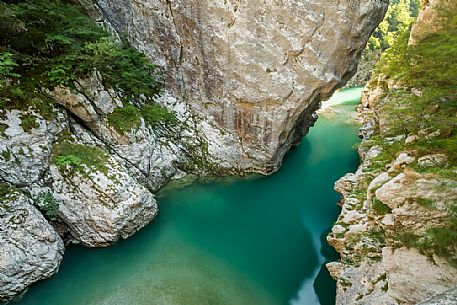 Forra del Cellina natural reserve, dolomites friulane, Friuli Venezia Giulia, Italy.