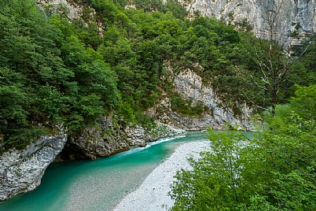 Forra del Cellina natural reserve, dolomites friulane, Friuli Venezia Giulia, Italy. Forra del Cellina natural reserve, dolomites friulane, Friuli Venezia Giulia, Italy.