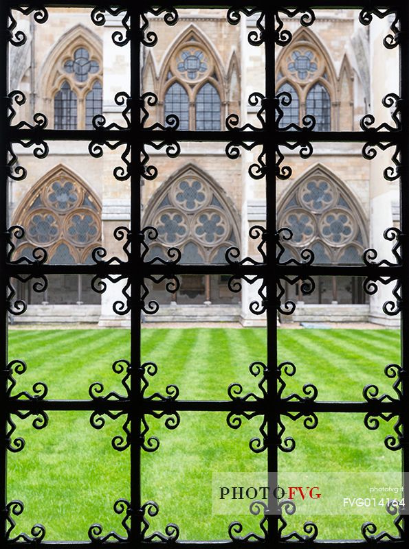 Garden in the Westminster abbey, London, England, United Kingdom, Europe