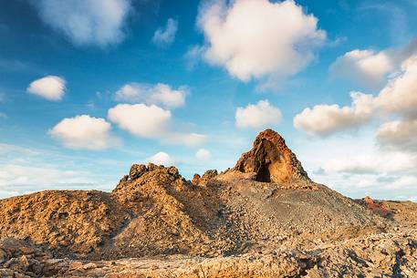 Volcanic craters in the Timanfaya national park, Lanzarote, Canary islands, Spain, Europe Volcanic craters in the Timanfaya national park, Lanzarote, Canary islands, Spain, Europe
