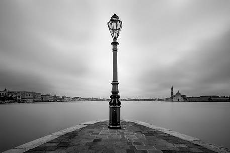 View of the historic palaces of Venice from Punta della Dogana, Venice, Italy, Europe