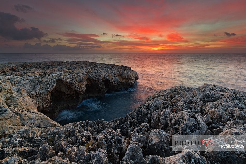 The cliffs of Capo Murro di Porco, Plemmirio Natural Reserve