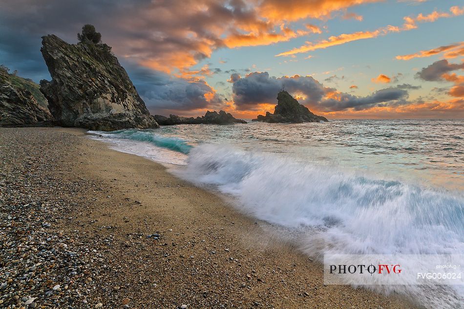 Sunset at Ulivarella Rock