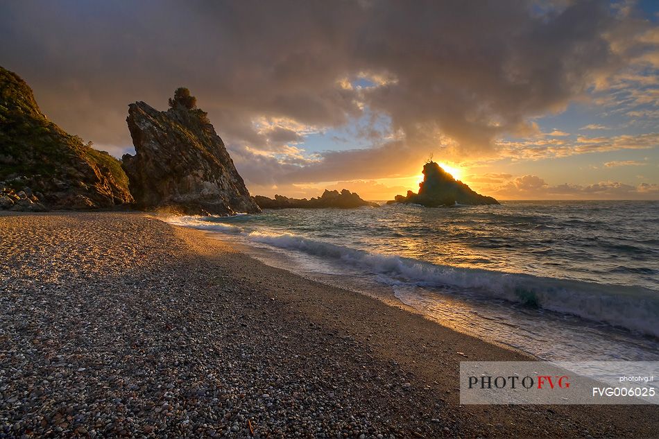 Sunset at Ulivarella Rock