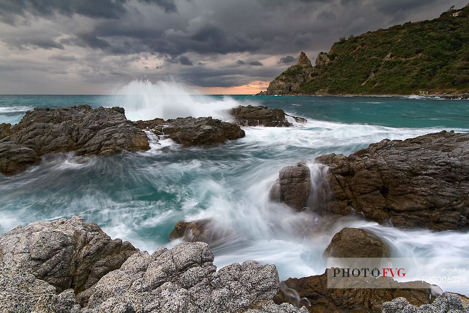 Sunset at Capo Vaticano