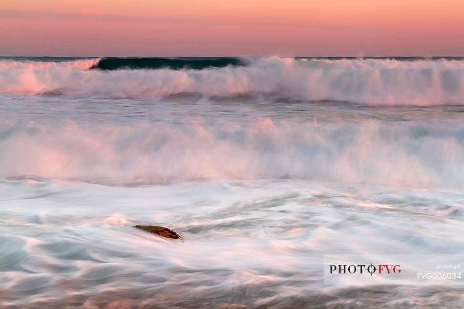 Sunset at Palizzi BeachAfrico Cliff