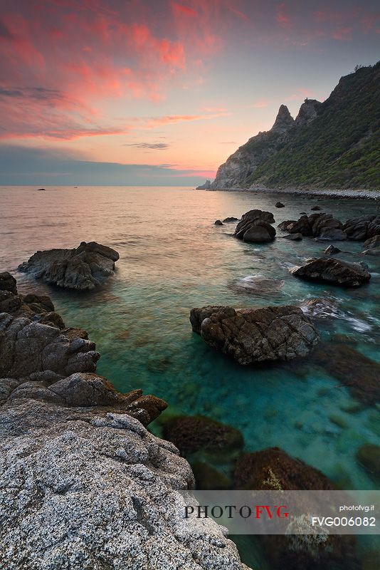 Sunset at Capo Vaticano