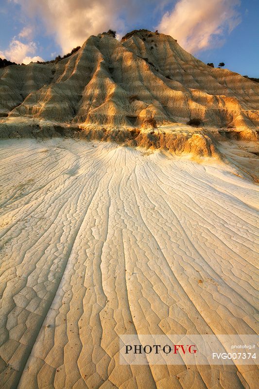 The Badlands of Palizzi taken the last light of day