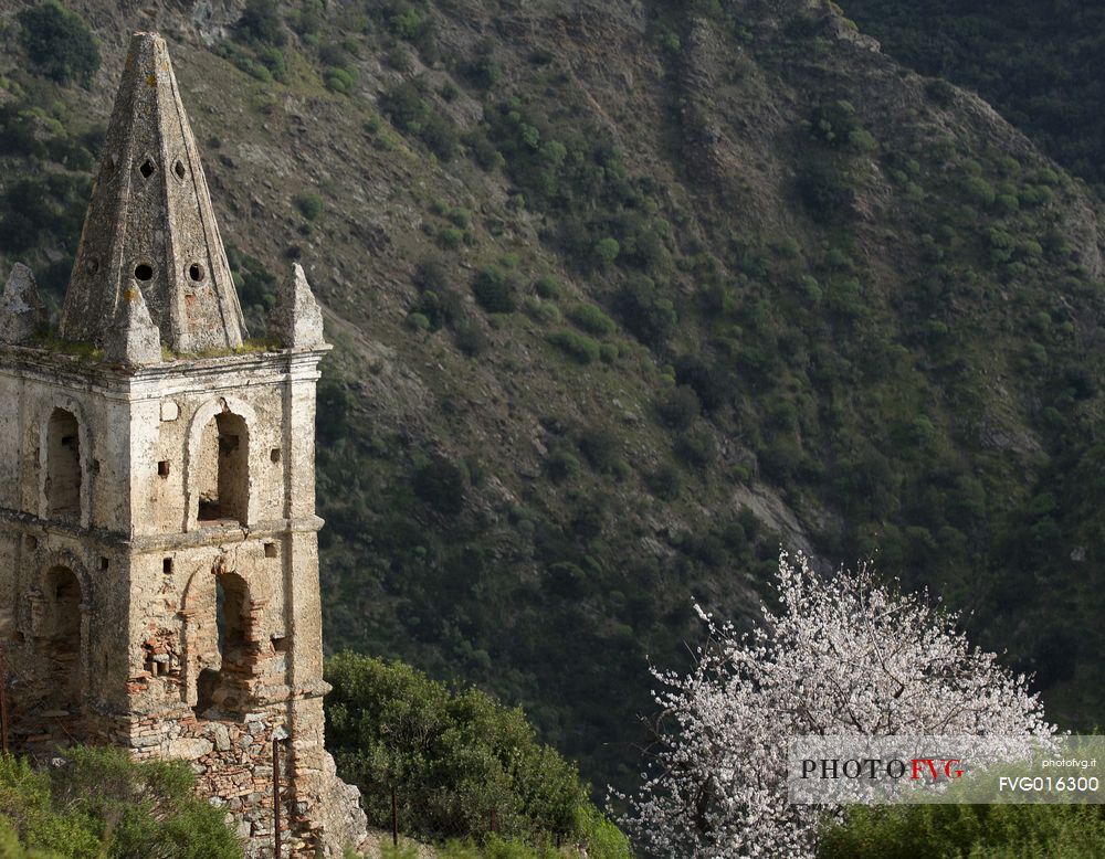 The church near the Amendolea's Castle