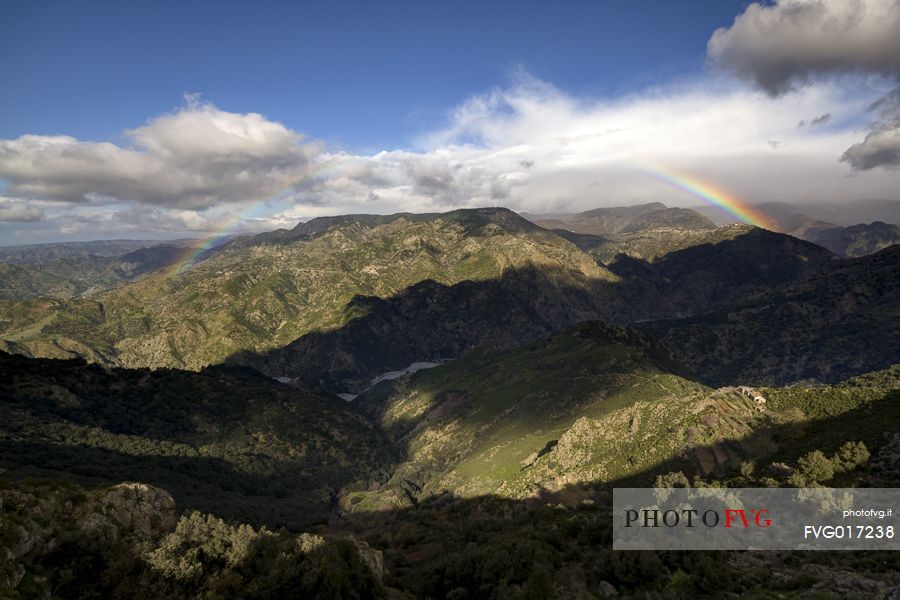 Rainbow on Amendolea torrent