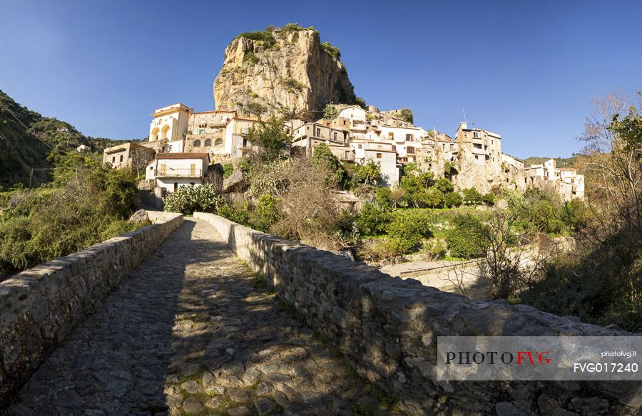 The ancient village of Palizzi Superiore