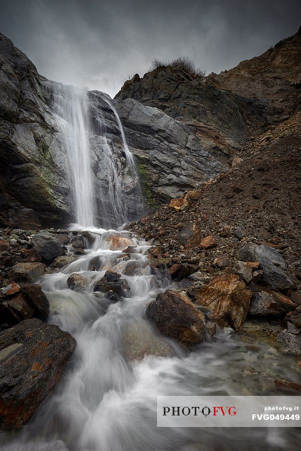 Long exposure at the Colella waterfall, Aspromonte national park, Calabria, Italy, Europe