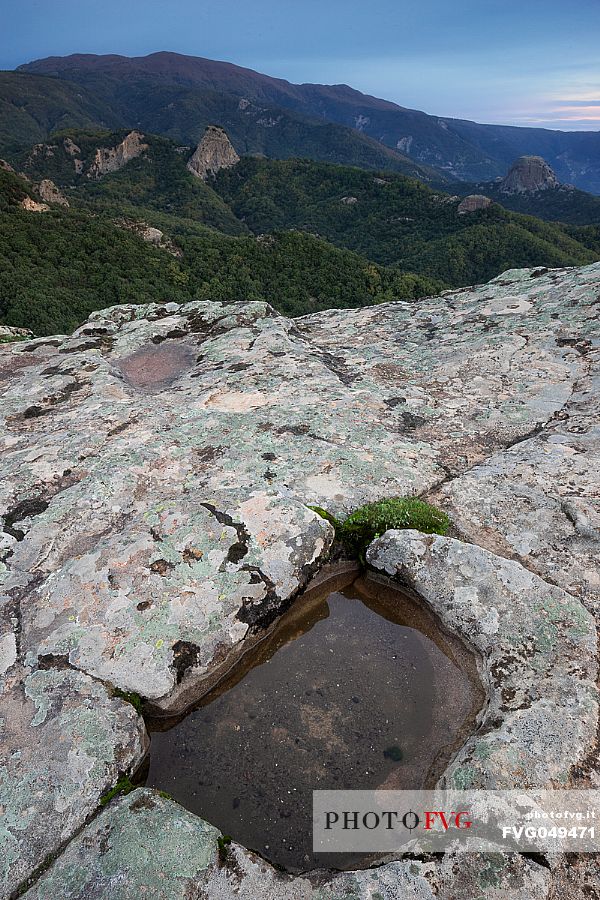 Pietra Cappa, the largest monolith in Europe, megalith near Natile Vecchio, Aspromonte national park, Calabria, Italy, Europe