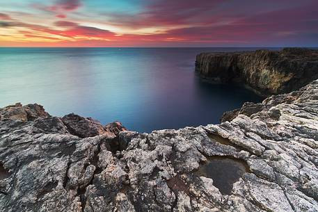 The cliffs of Capo Murro di Porco, Plemmirio Natural Reserve