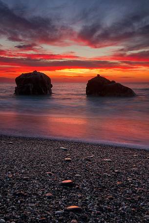 Dawn at Africo Cliff