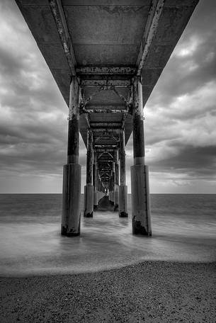 Dawn at Siderno pier