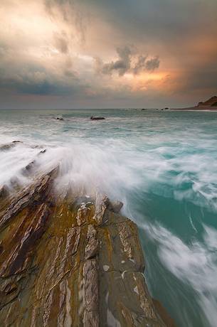 Dawn at Africo Cliff