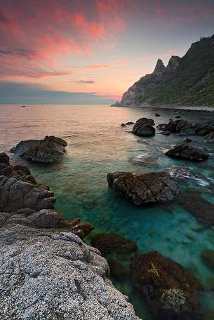 Sunset at Capo Vaticano