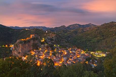 Palizzi at sunset