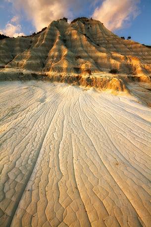 The Badlands of Palizzi taken the last light of day