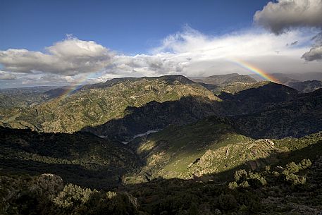 Rainbow on Amendolea torrent