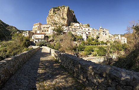 The ancient village of Palizzi Superiore