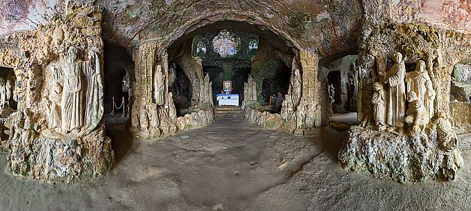 Piedigrotta church near Pizzo Calabro, Calabria, Italy