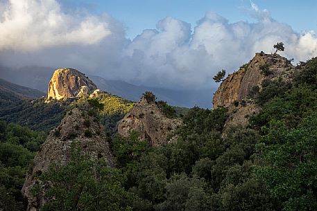 Pietra Cappa, the largest monolith in Europe, megalith near Natile Vecchio, Aspromonte national park, Calabria, Italy, Europe