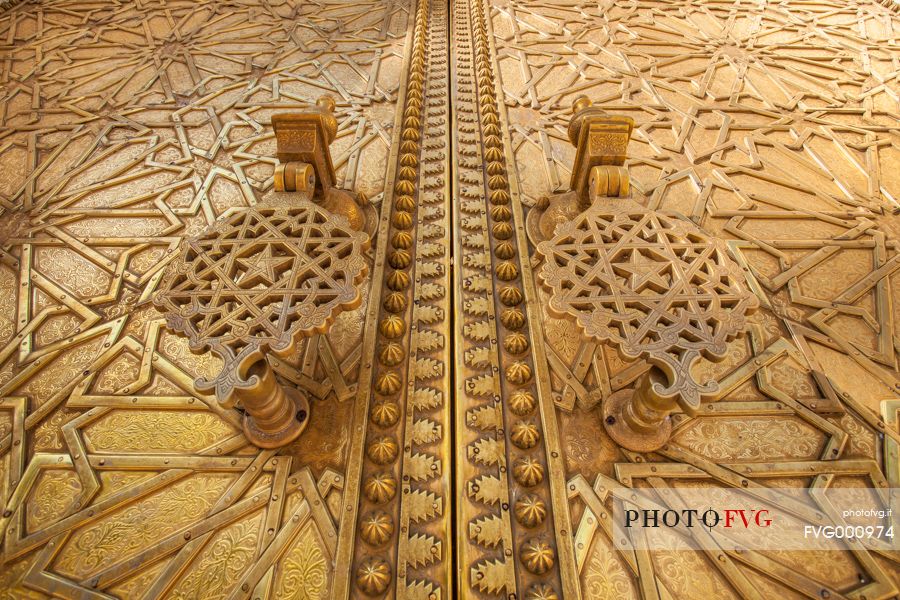 Detail of the gates of the Imperial Palace in Fes