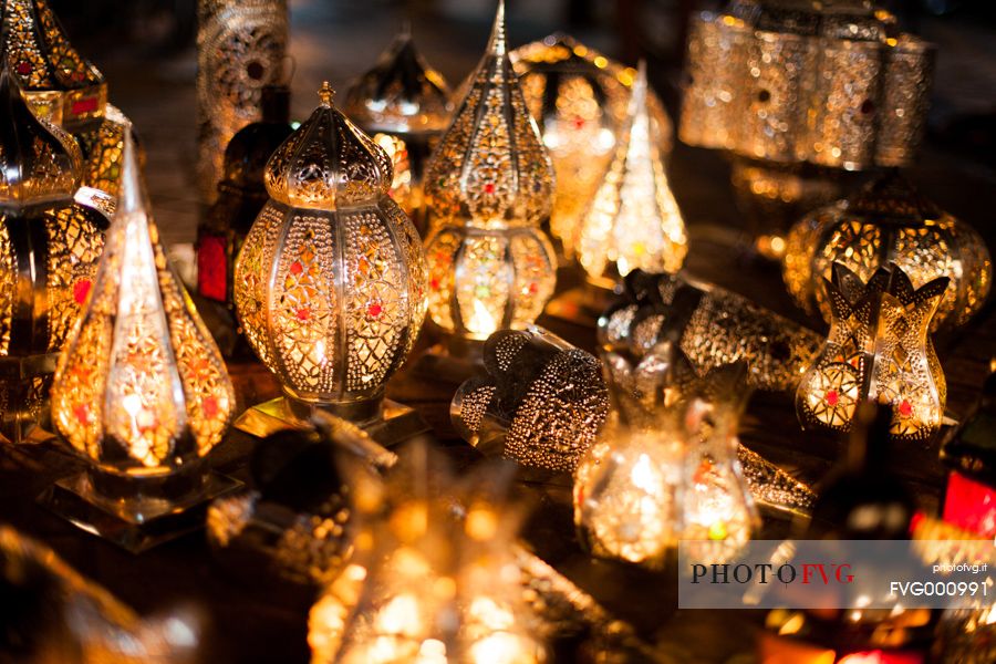 Typical Moroccan souk