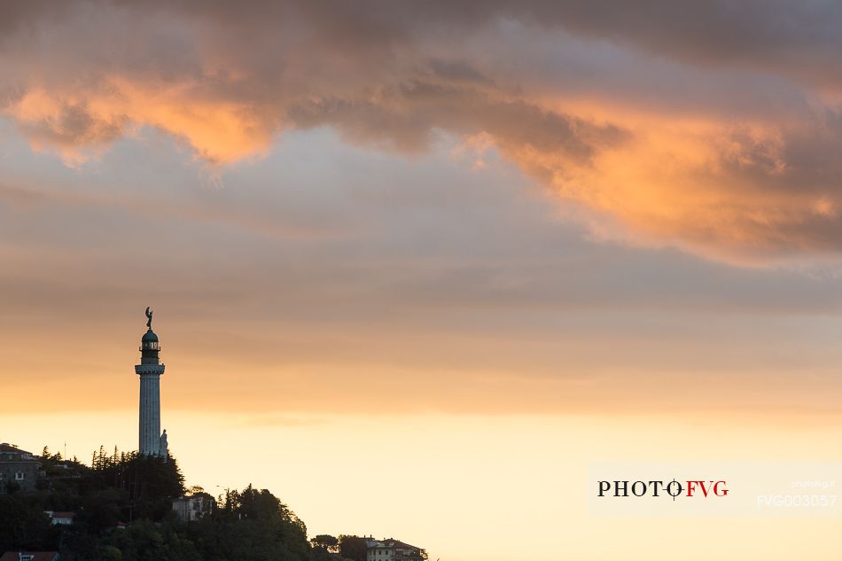 Sunrise at the lighthouse in Barcola