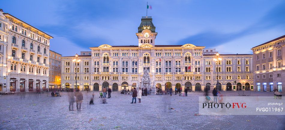 Unit d'Italia Square in Trieste
