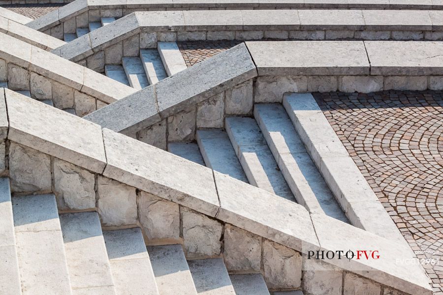 Steps of the monument au fallen Cima Grappa