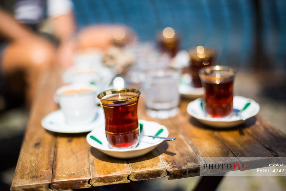 Typical turkish tea