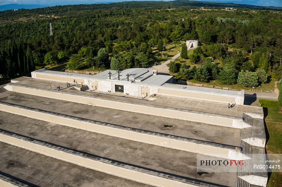 Military Memorial of Redipuglia, aerial view