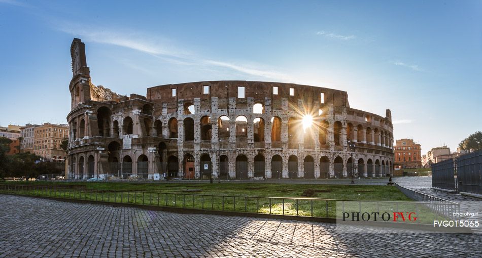 Colosseum at sunrise