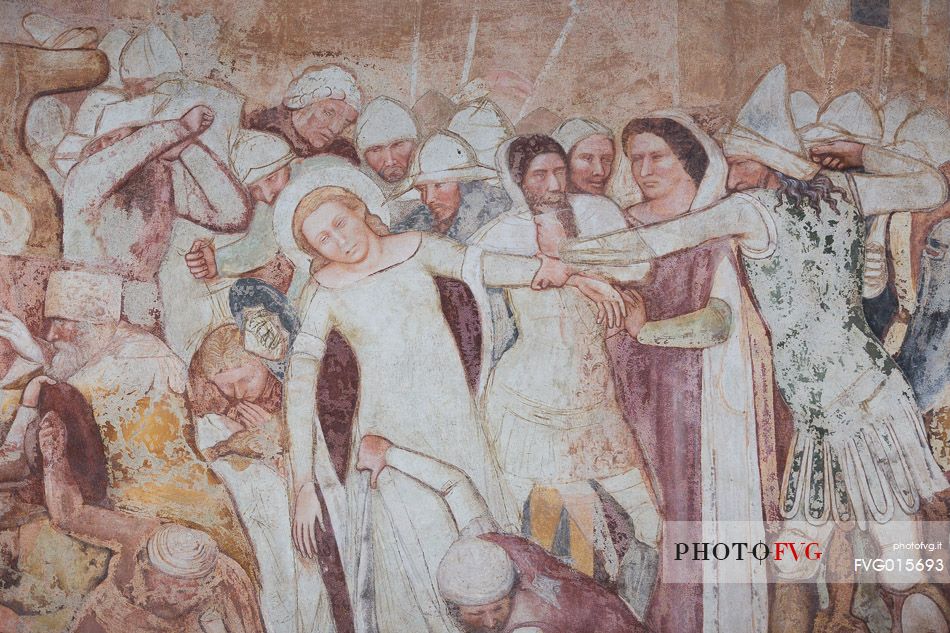 Frescoes in the Church of St. Catherine - Martyrdom of Orsola