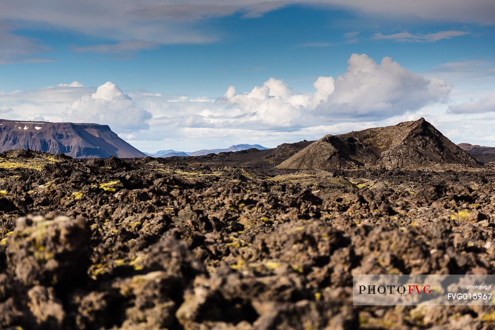 Leirhnjukul lava fields in Krafla Caldera