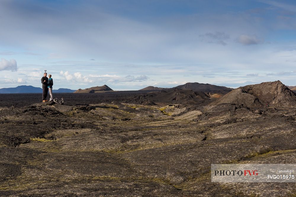 Leirhnjukul lava fields in Krafla Caldera