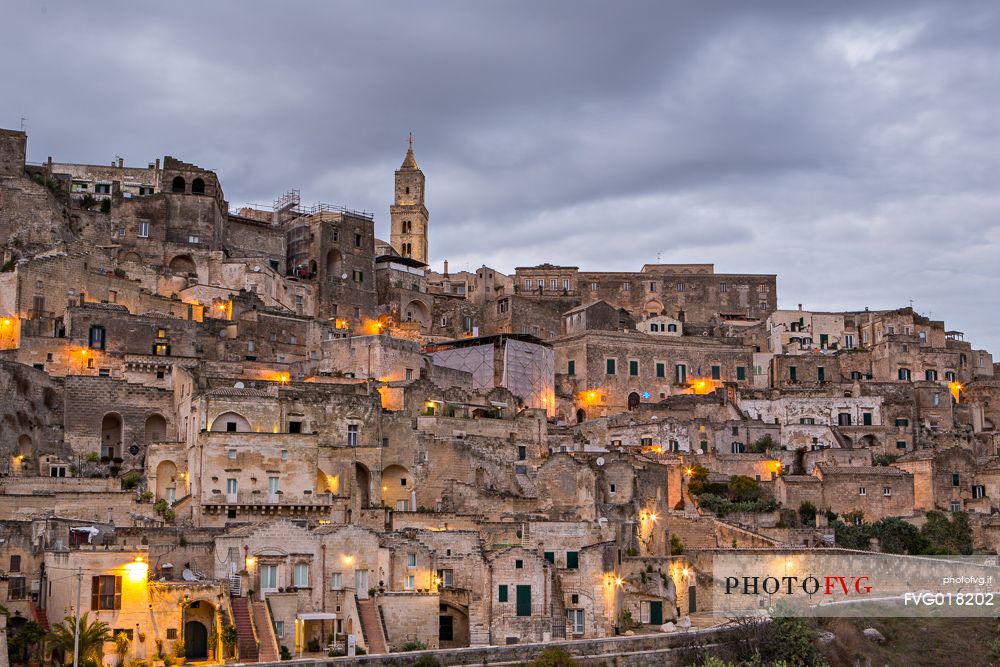 Blue hour in Matera